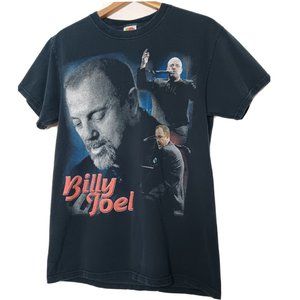 Billy Joel North American Tour 2008 Medium T Shirt Black Dates Piano Band Music